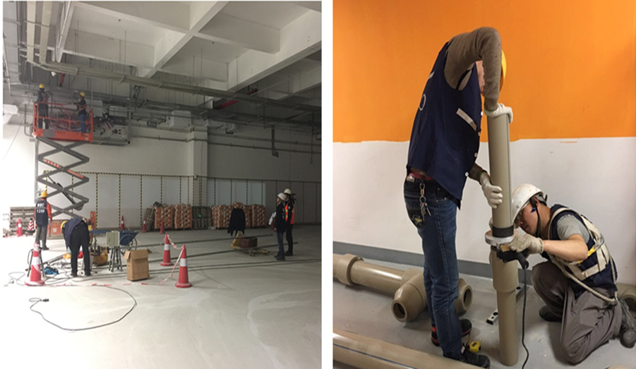 東莞市翔泰凈化工程公司 無塵車間施工進行中